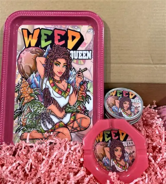 Weed Queen Rolling Tray