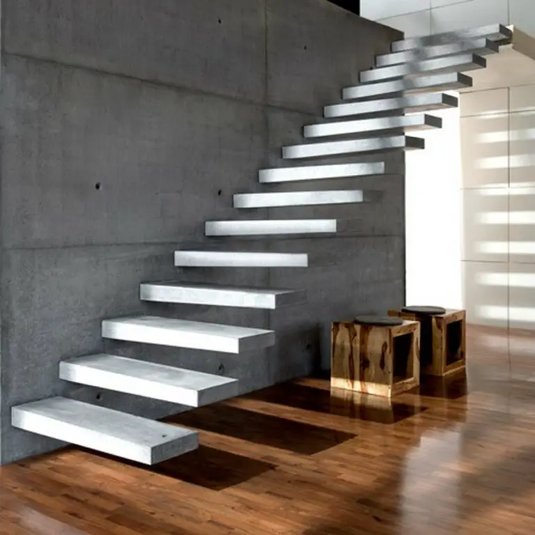 stone floating staircase 