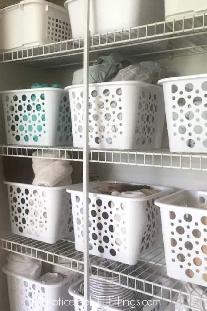 Basket Towel Storage Ideas