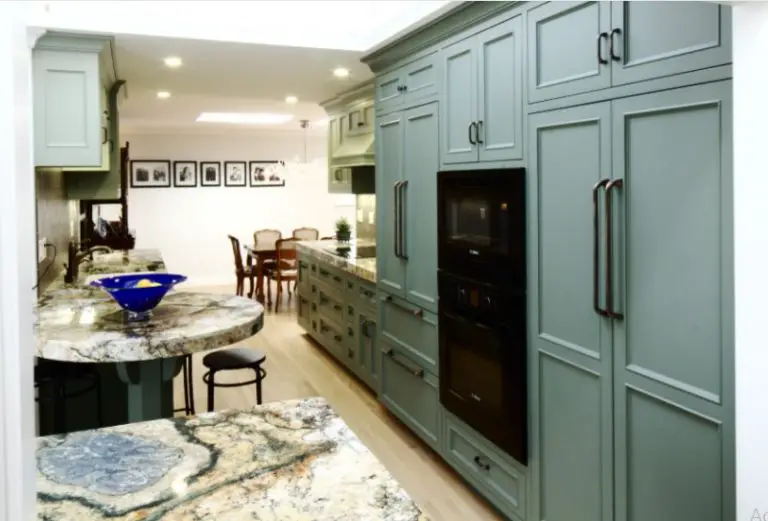 Big Blue Kitchen Cabinet