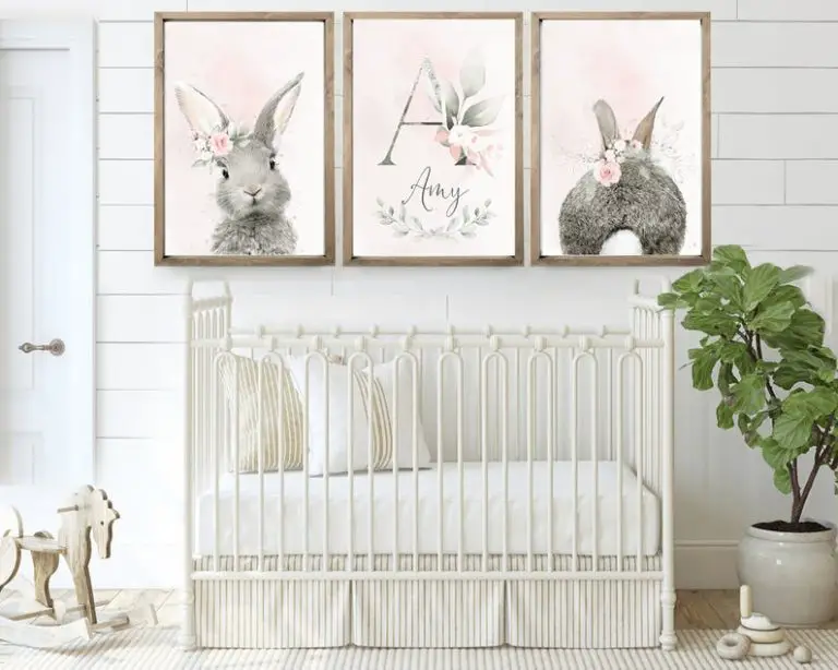 Bunny Decoration Baby Girl Nursery Ideas