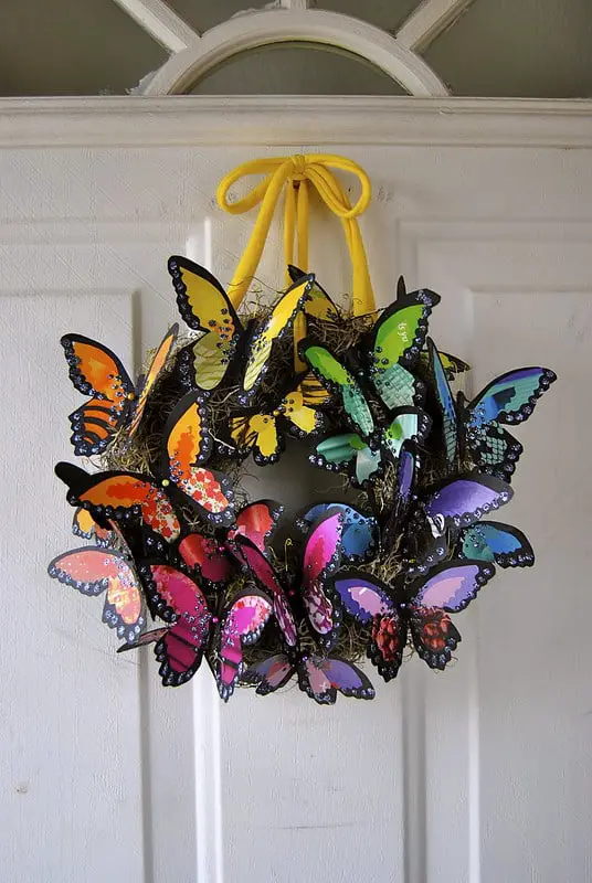 Butterfly Decorations Wreath