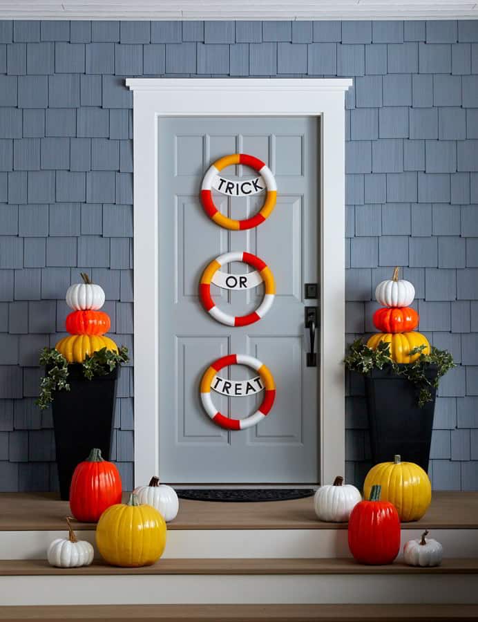 Colorful Front Door Decor Ideas