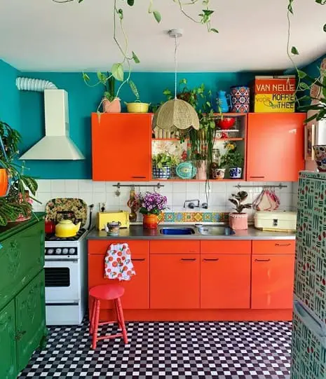Colorful Small Kitchen Ideas