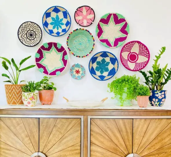 Colorful Wall Baskets