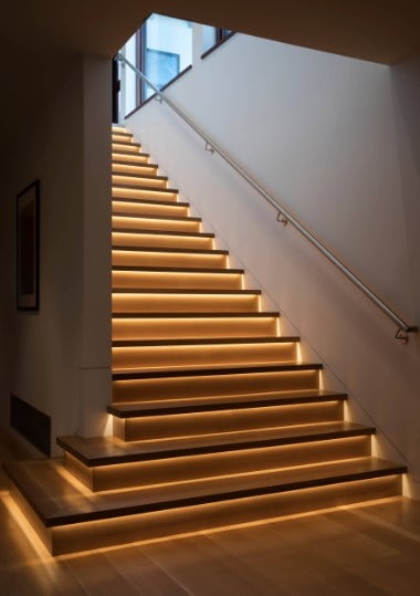 Contemporary Stairway Lighting