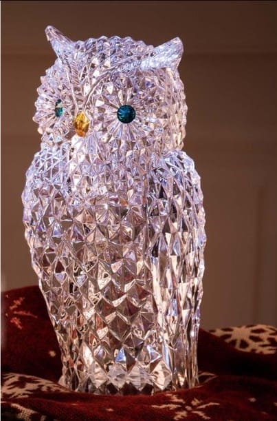 Crystal Owl Decor