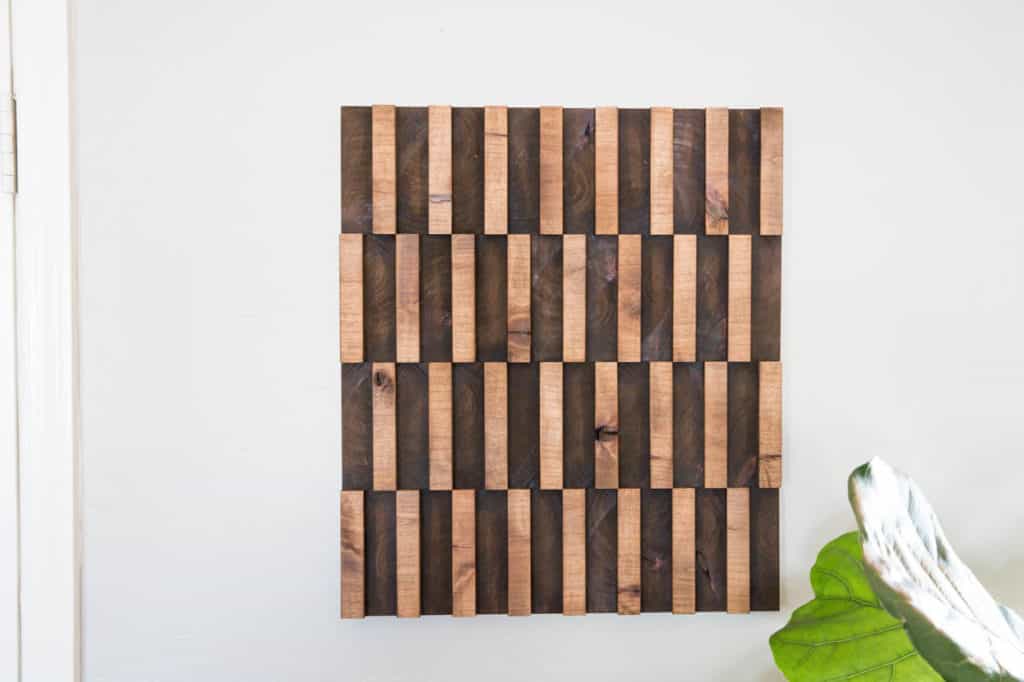 DIY Abstract Wood Wall Art Ideas