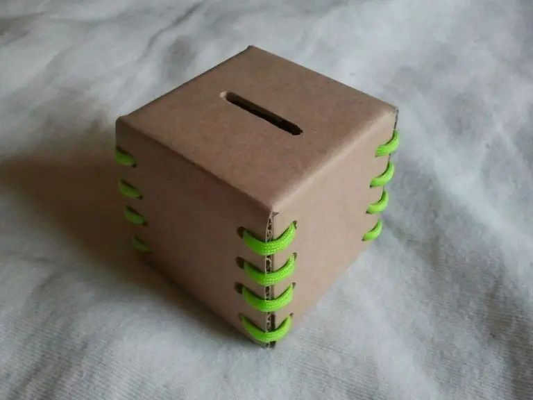 DIY Cardboard Coin Bank