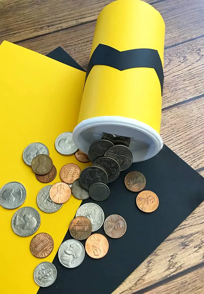 DIY Charlie Brown Coin Bank