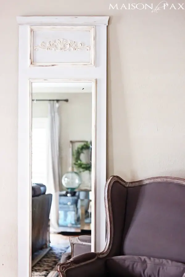 DIY Chic Wood Framed Mirrors