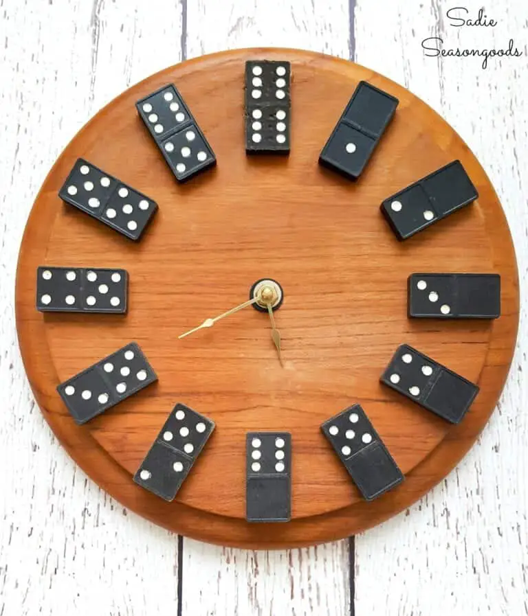 DIY Dominos Wall Clock