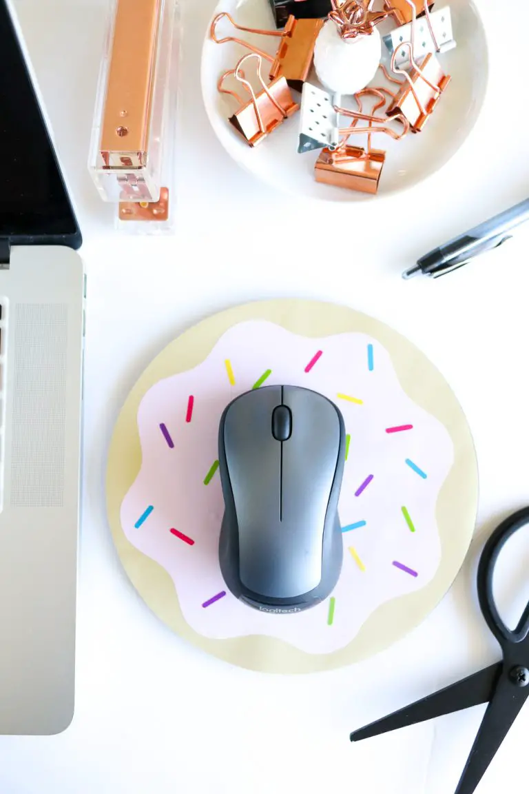 DIY Donut Mouse Pad