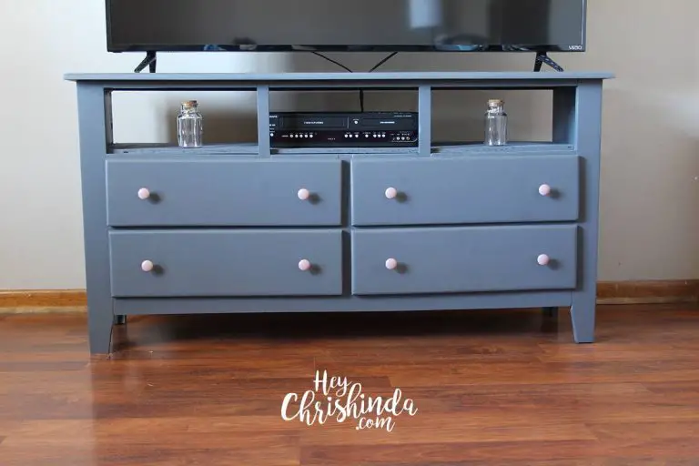 Dresser Turned into TV Stand