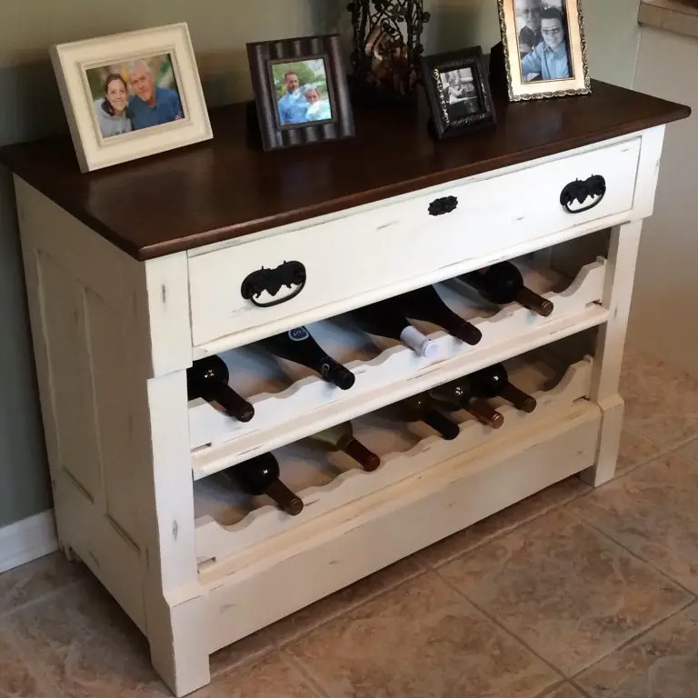  DIY Dresser to Wine Rack
