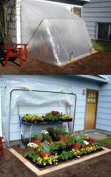 DIY Fold-Down Greenhouse