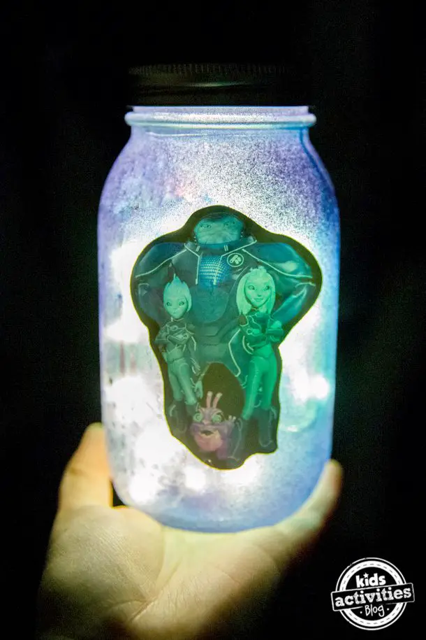 DIY Galaxy Nightlight Jar Bank