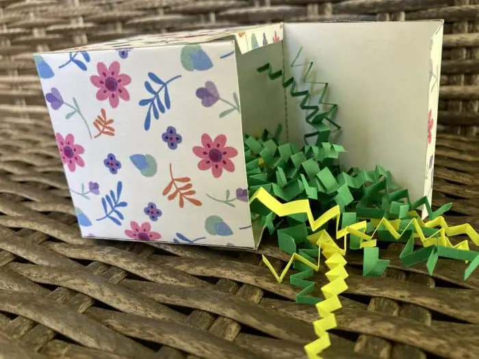 DIY Gift Box Patterned Paper