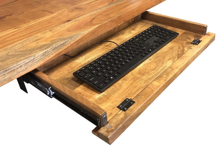 31 Innovative Diy Keyboard Tray Ideas, Diy Under Desk Drawer