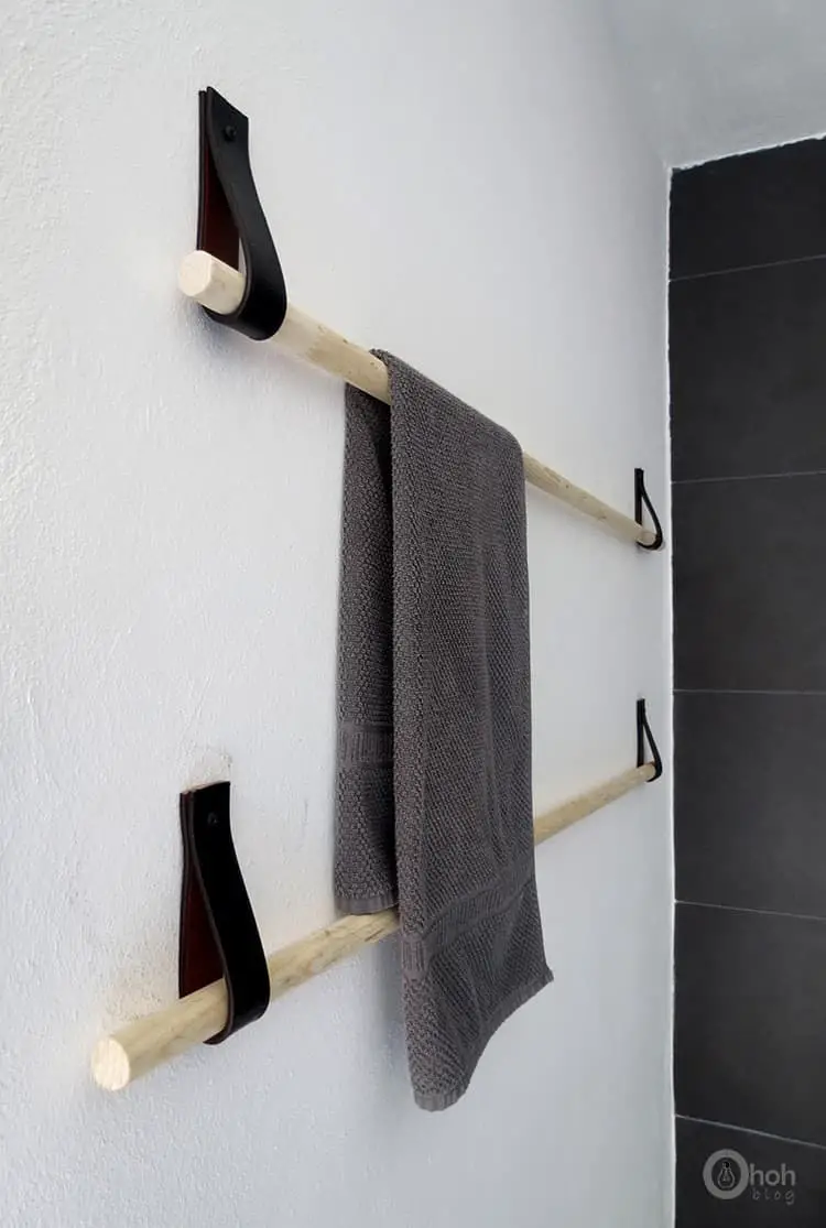 DIY Minimalist Towel Storage Ideas