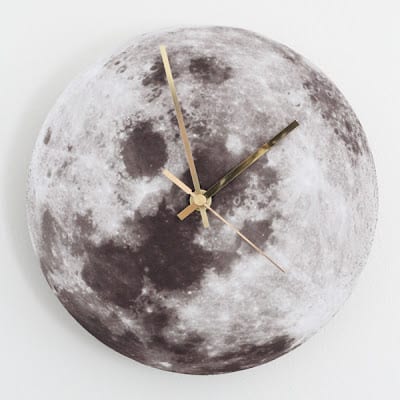 DIY Moon Wall Clock