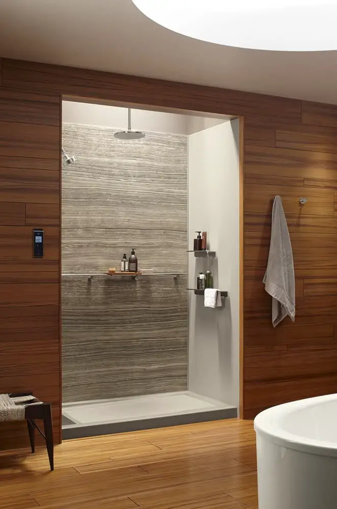 DIY Natural Shower Wall Panels
