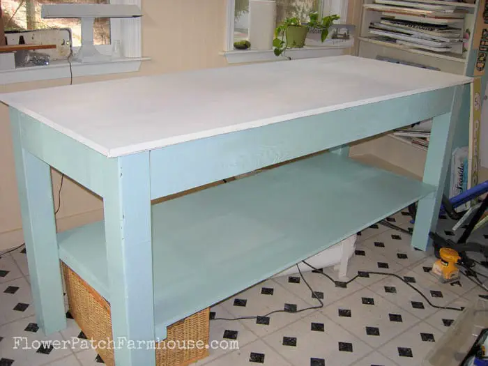 DIY Painted Workbench Plans