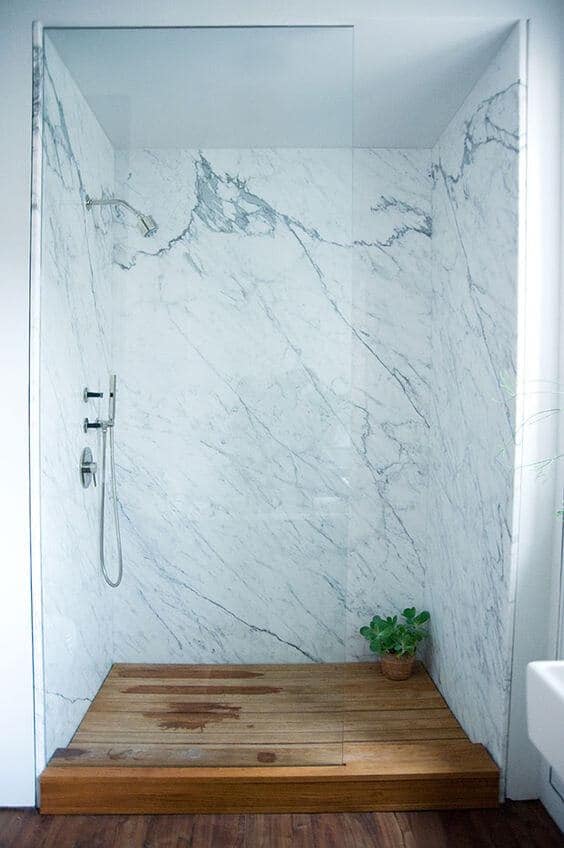 DIY Porcelain Shower Wall Panels