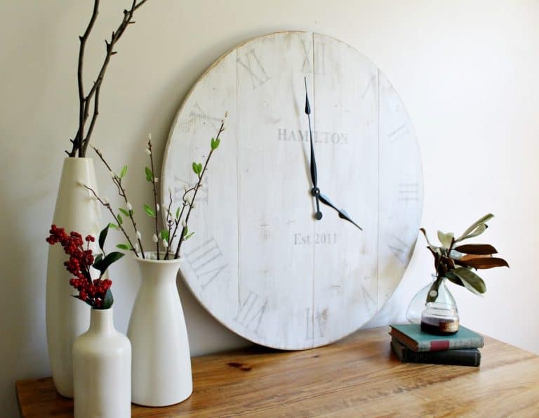 DIY Rustic Wall Clock