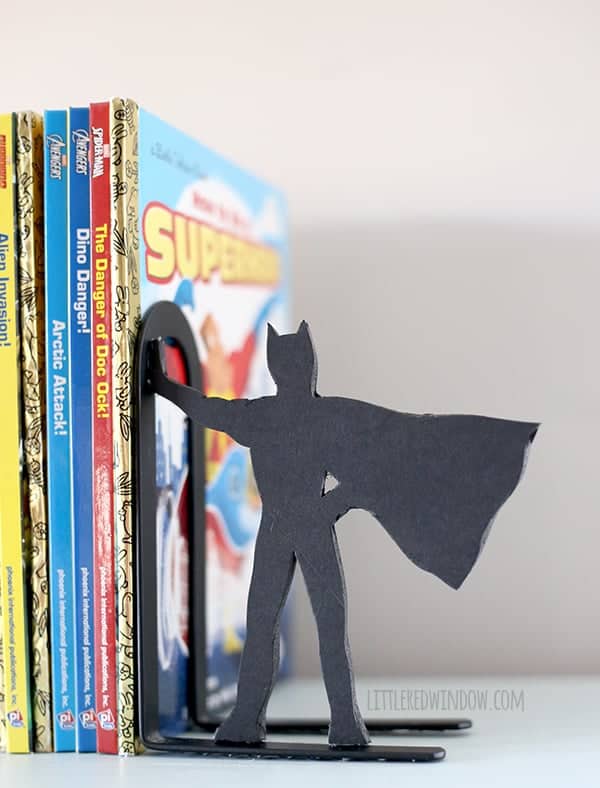 DIY Superhero Bookends
