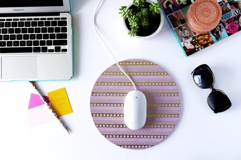 DIY Washi Tape Mouse Pad