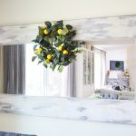 DIY White Chalk Wood Framed Mirrors