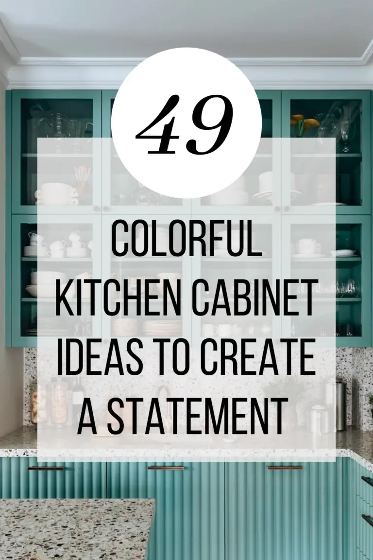 Colorful Kitchen Cabinet Ideas
