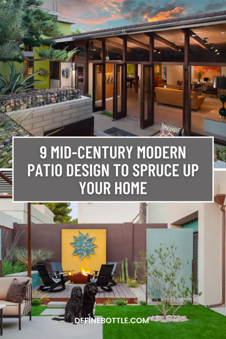 Mid Century Modern Patio Design
