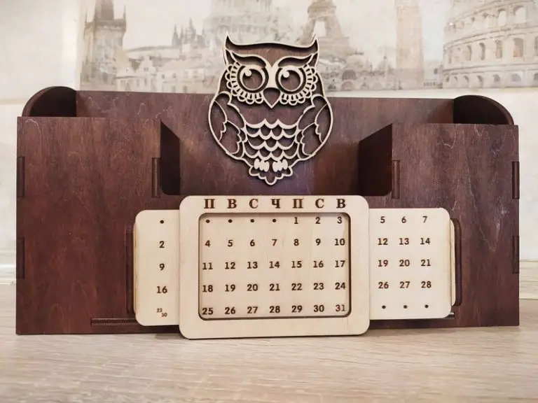 Desk Organizer Owl Office Decor 