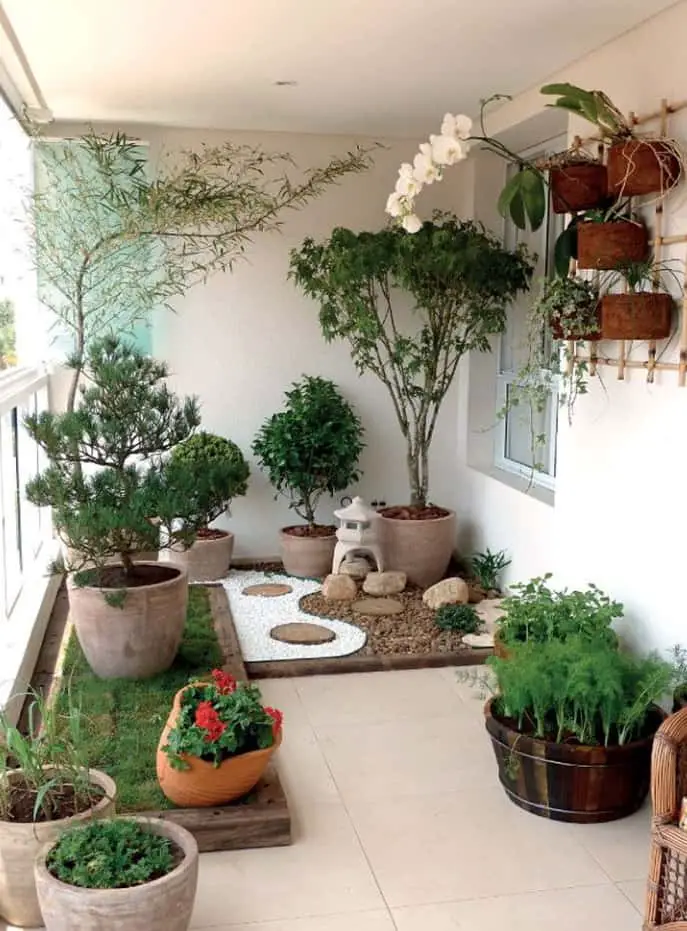 Dry Garden Corner Indoor Ideas