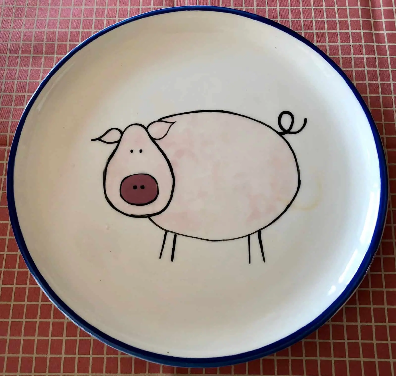 Big Swine Plate Design