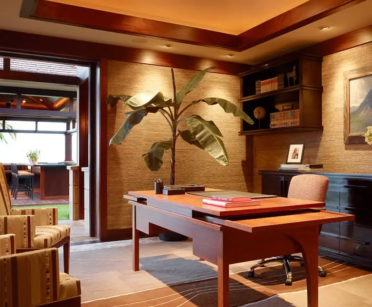 Exclusive Tropical Home Office Decor Ideas