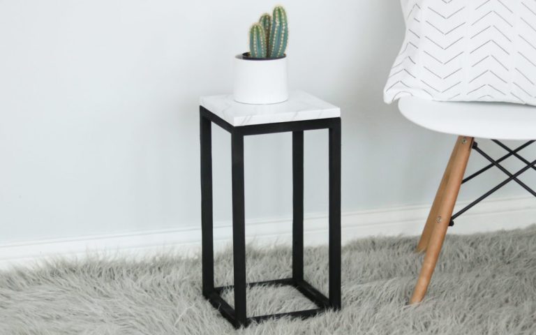 Fancy Marble Plant Stand Ideas