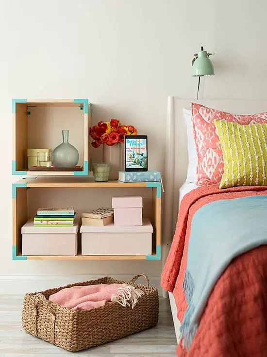 Floating Small Nightstand Ideas