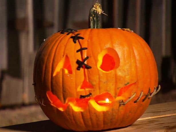 Frankenstein Jack-o'- Lantern Carving Pumpkin