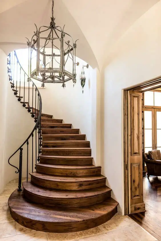 French Country Staircases Wood Steps