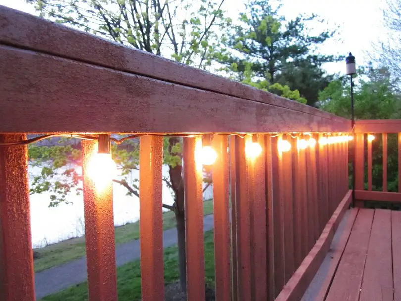 Front Porch Lighting Ideas on Deck