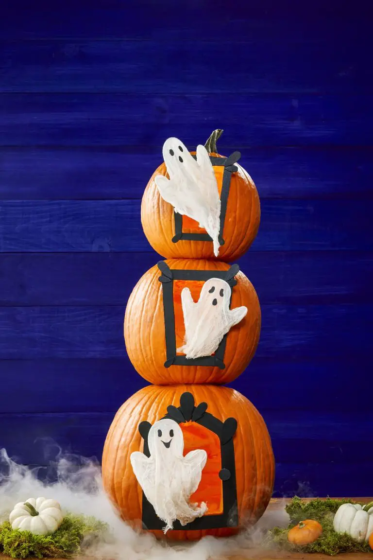 Ghost Carving Pumpkin Ideas