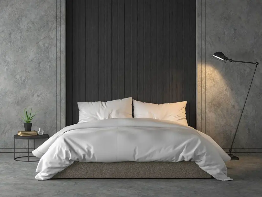 Grey Industrial Bedroom