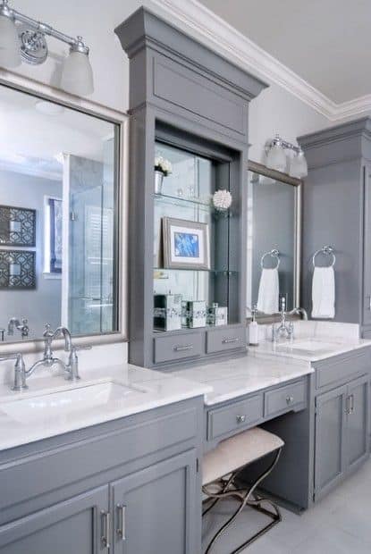 Grey Master Bathroom Ideas