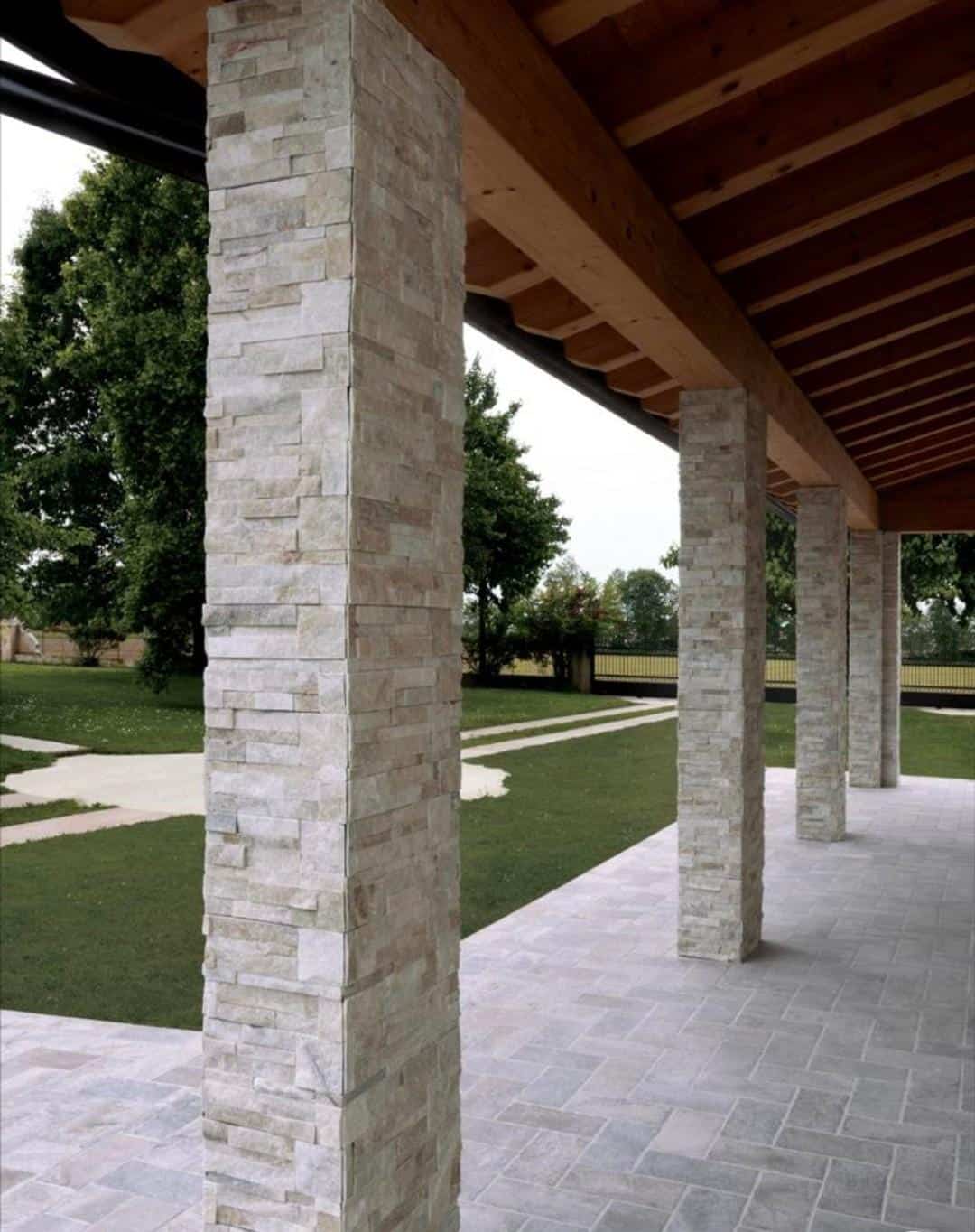 23 Stunning Exterior Stone Wall Design Ideas: Pietra Naturale Modigliani