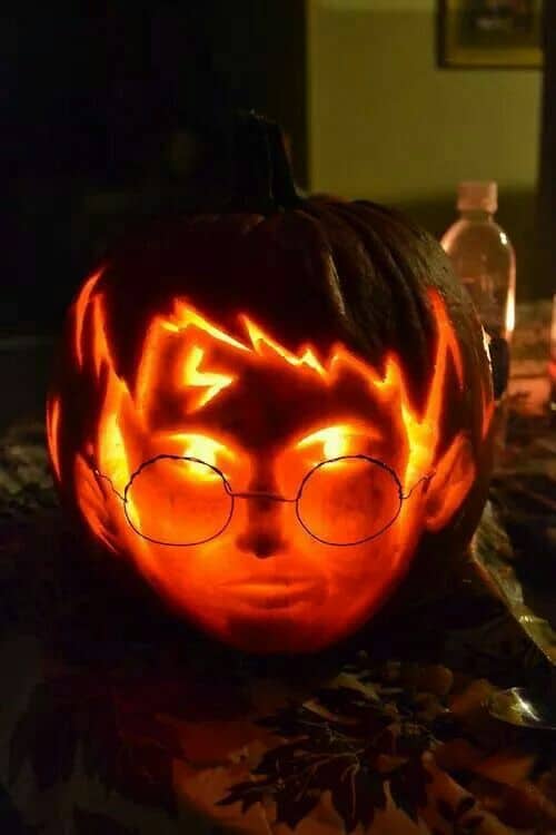 Harry Potter Carving Pumpkin