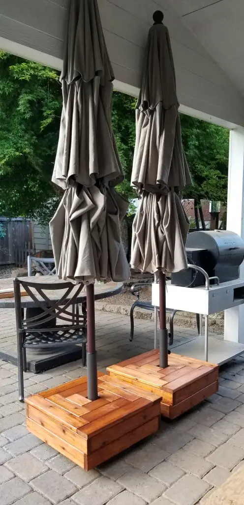Homemade DIY Umbrella Stand