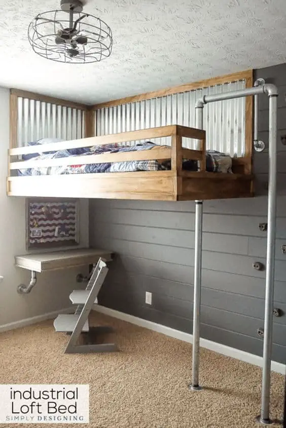 Industrial Bedroom For Kids